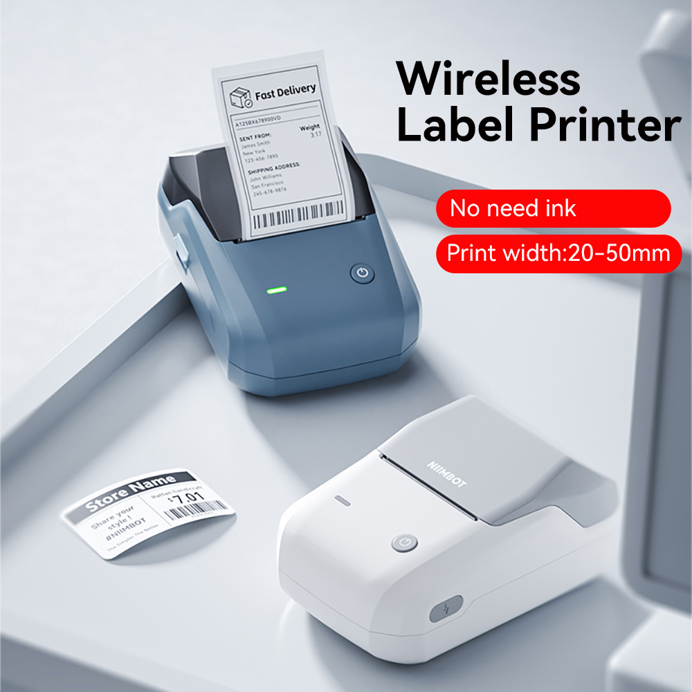 Commercial Printing Business - Niimbot B1/B1 Pro Inktloze Labelprinter Draadloze