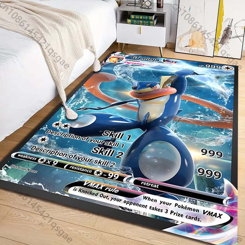 Commercial Printing Machine - 1PC Pokémon Greninja Kaarten Print Tapijt