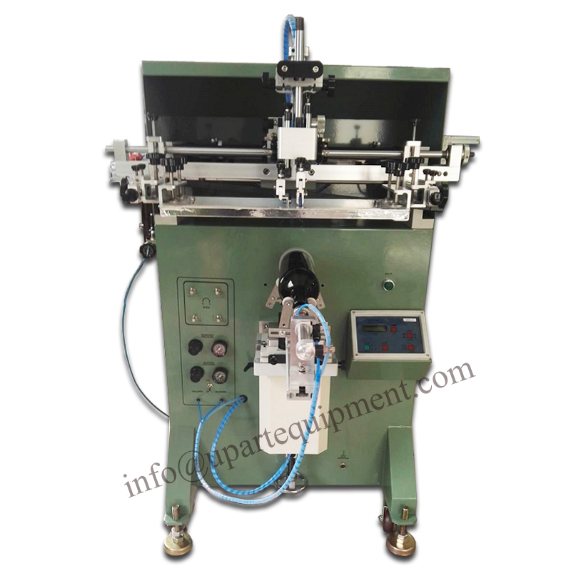 Commercial Printing Press Machine - Zeefdrukmachine voor wijnflessen, glazen containers, gebogen