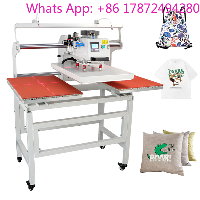 Commercial Printing Press Machine - Dubbele elektrische schuifbare hete-stempelmachine voor het