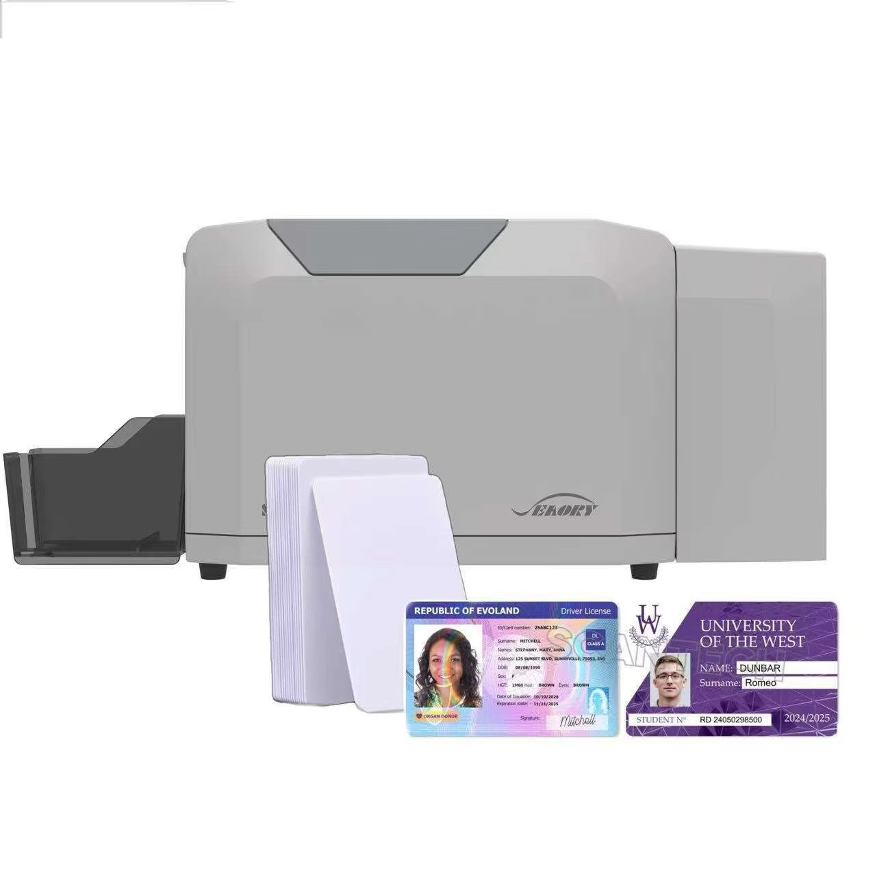 Commercial Printing Business - Seaory S28 Plastic PVC ID-kaartprinter Dubbelzijdig