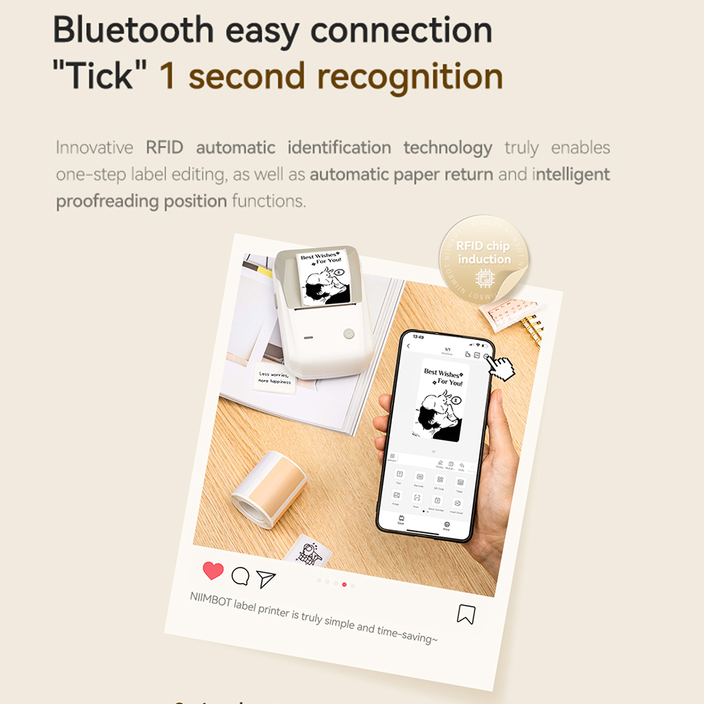 Niimbot B1/B1 Pro Inktloze Lab - Commercial Printing Business recensie en prijs