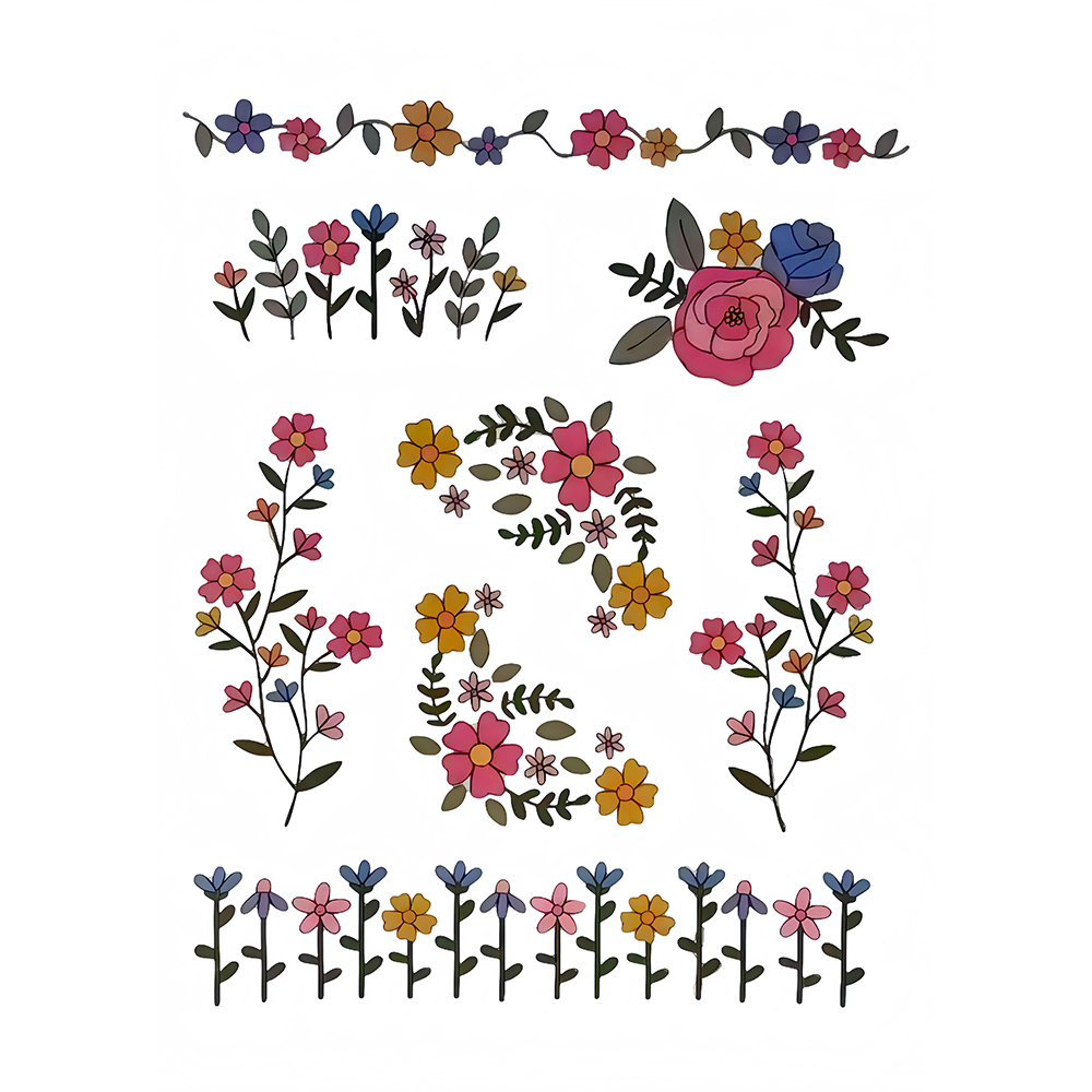 1 set van 8 stuks kleurrijke g - Embroidery Stabilizer Backing recensie en prijs