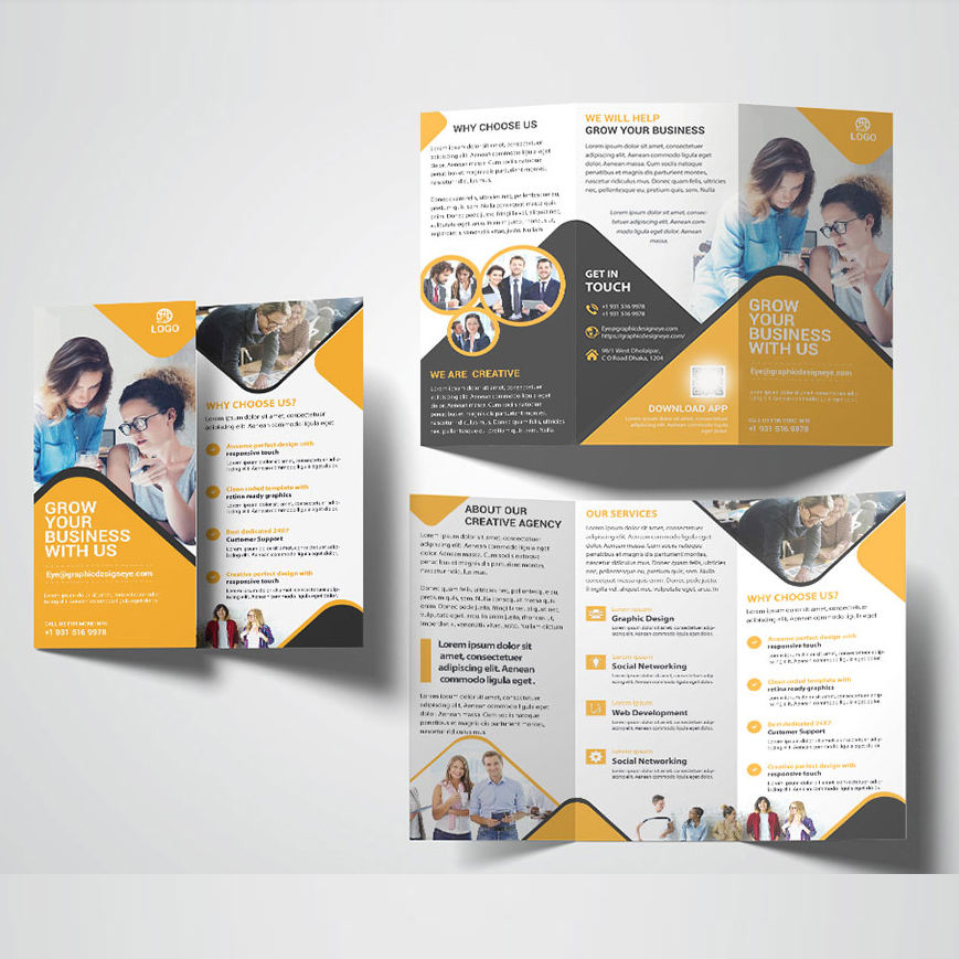 Aangepaste full colour flyer-b - Commercial Printing Business recensie en prijs