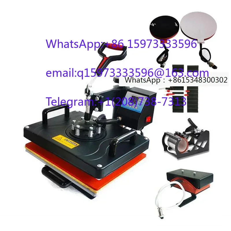 Gecombineerde 6-in-1 warmteper - Commercial Printing Press Machine recensie en prijs