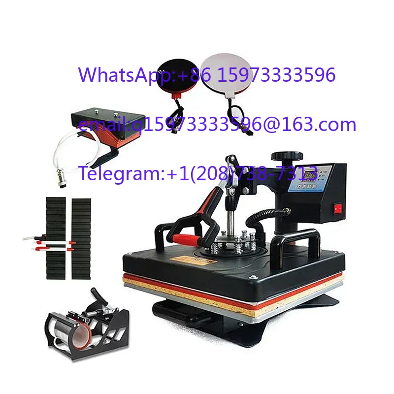 Gecombineerde 6-in-1 warmteper - Commercial Printing Press Machine recensie en prijs