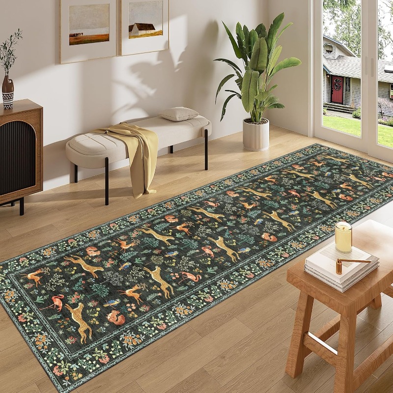 Boho Forest Animal Runner Rug  - Commercial Printing Machine recensie en prijs
