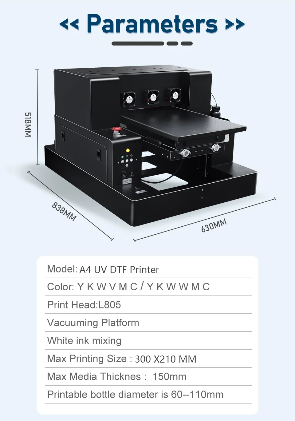 Irtop UV LED Printer A4 UV Fla - Uv Flatbed Printer recensie en prijs